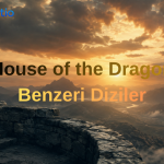 House of the Dragon benzeri diziler için ortaçağ atmosferini yansıtan taş yapı ve gökyüzü manzarası